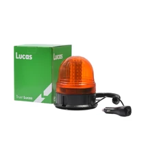 Lucas | LED forgóvillogó | 12/24V | mágneses | szivargyújtós | sárga