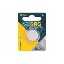 Elta VXPRO | lítium elem| CR1620 | 3V | 1 darabos bliszter Elta VXPRO | lítium elem| CR1620 | 3V | 1 darabos bliszter