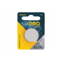 Elta VXPRO | lítium elem | CR2032 | 3V | 1 darabos bliszter Elta VXPRO | lítium elem | CR2032 | 3V | 1 darabos bliszter
