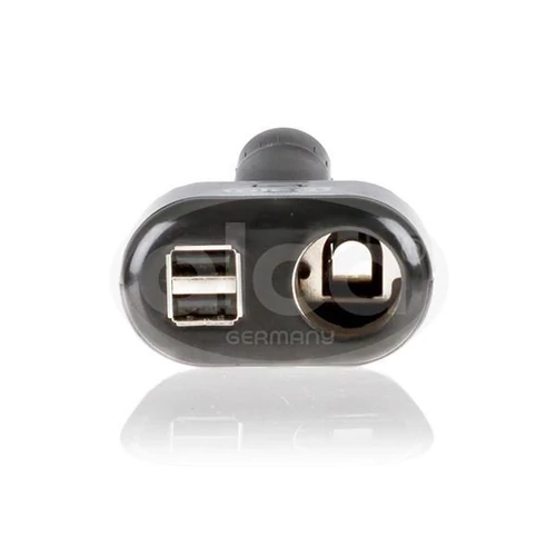 Alca | szivargyújtós elosztó | 2+1 USB | 12V