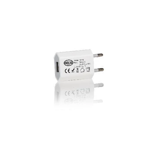 Alca | 230V USB dugó | fehér