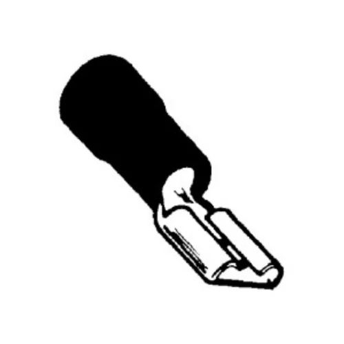 Csúszósaru | szigetelt | 6,3 mm / 1,5-2,5 mm2 kábelhez | kék szigetelés | anya Csúszósaru | szigetelt | 6,3 mm / 1,5-2,5 mm2 kábelhez | kék szigetelés | anya