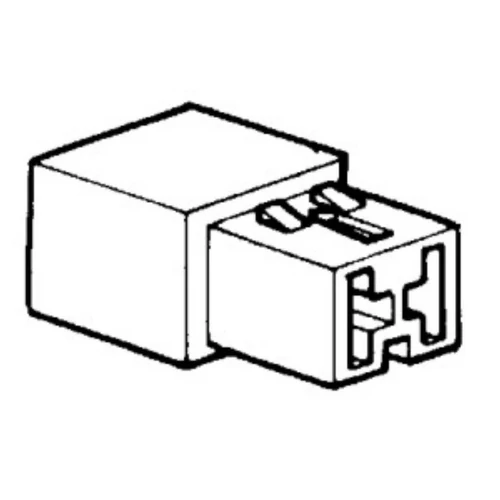 Kábelvég szigetelőház | 2 pólusú | 6,3 mm | BP1117-hez