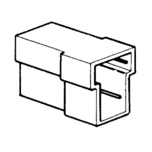 Kábelvég szigetelőház | T -idom | 2 pólusú | 6,3 mm | BP1121-hez