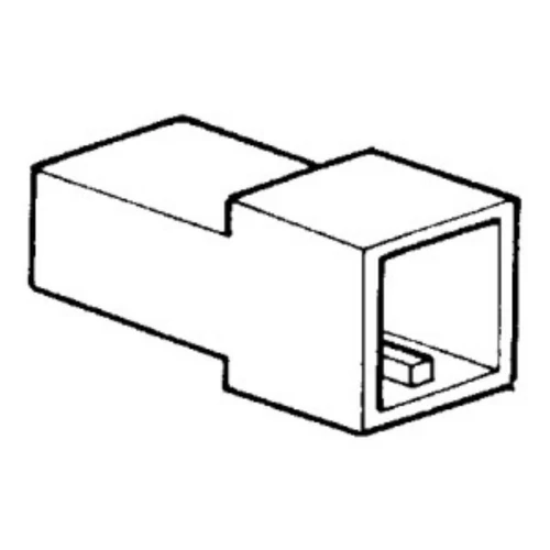 Kábelvég szigetelőház | 2 pólusú | 6,3 mm | BP1121-hez