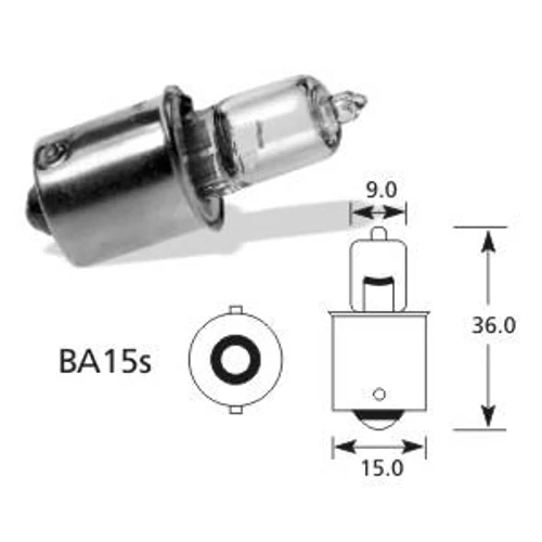 Lucas | izzó | 12V 20W BA15s SSC