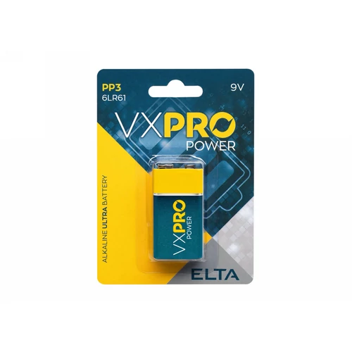Elta VXPRO | alkáli elem | PP3 | 6LR61 | 9V | 1 darabos bliszter