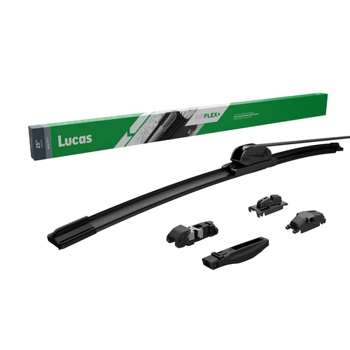 Lucas AirFlex | ablaktörlő lapát | flat blade | 25" | 635 mm | + adapterek Lucas AirFlex | ablaktörlő lapát | flat blade | 25" | 635 mm | + adapterek