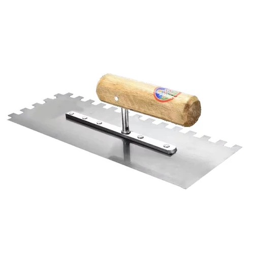 Fogazott acél simító | műanyag fogóval | 280 x 120 mm | 353 g