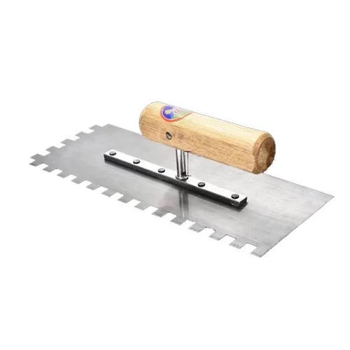 Fogazott acél simító | műanyag fogóval | 280 x 120 mm | 344 g