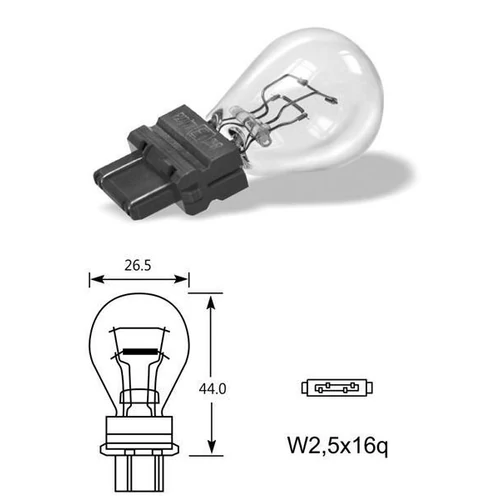 Elta VisionPro | izzó | 12V 27/7W W2,5x16q P27/7W