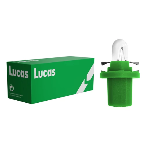 Lucas | izzó | 12V 2W B8,5d Bax10d | fekete foglalat