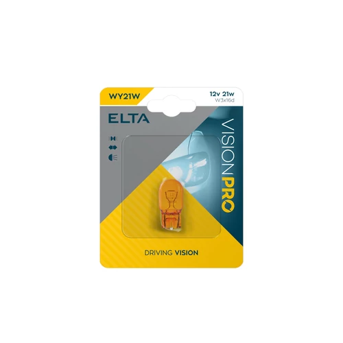 Elta VisionPro | izzó | 12V 21W W3x16d WY21W | sárga | 1 darabos bliszter