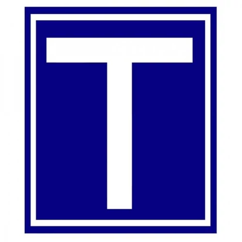 Tanuló vezető T betű mágnes | kék Tanuló vezető T betű mágnes | kék