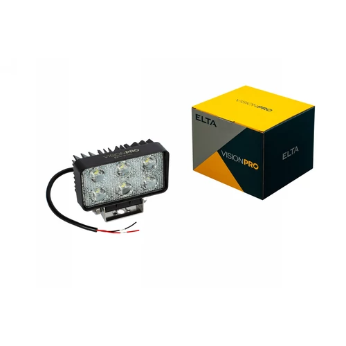 Elta VisionPro | munkalámpa | 6 LED | 3W/18W | 10-30V | 30 cm kéteres kábel | mágnestalpas