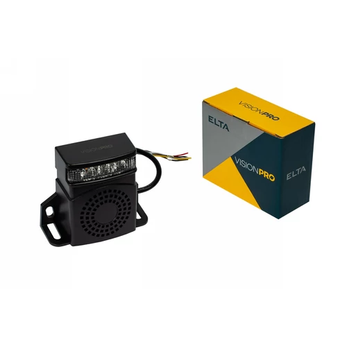 Elta VisionPro | tolatóduda LED villogóval | 3 LED 1W/3W | 92-107 dB | 9-30V