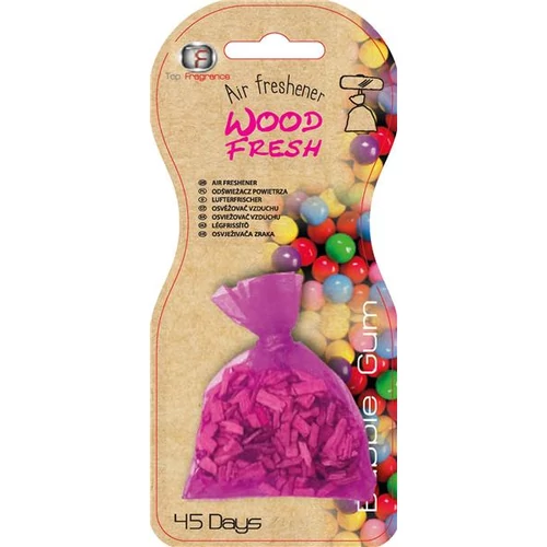 Autós légfrissítő zsák | wood fresh | rágógumi illat