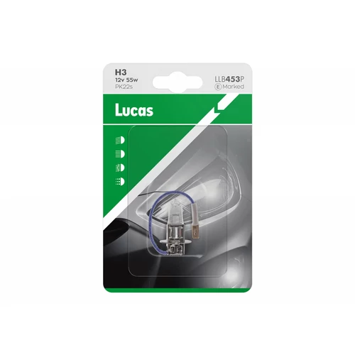 Lucas | izzó | 12V 55W PK22s H3 | 1 darabos bliszter