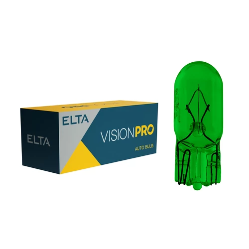Elta VisionPro | izzó | 12V 5W W2,1x9,5d | zöld