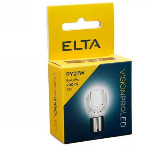 Elta VisionPro | izzó | 12V PY21W Bau15s | 200 lumen| LED | sárga | 2 darabos csomag