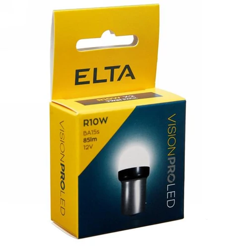 Elta VisionPro | izzó | 12V R10W Ba15s | 85 lumen | 6000K | LED | 2 darabos csomag