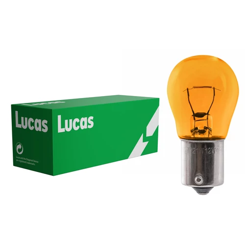 Lucas | izzó | 24V 21W BAU15s PY21W | sárga