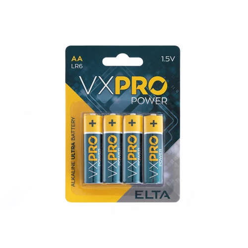 Elta VXPRO | alkáli elem | AA | LR6 | 1,5V | 4 darabos bliszter