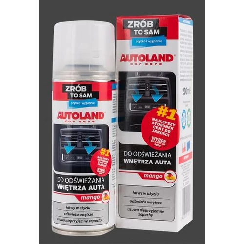 Autoland | légkondicionáló és szellőző tisztító aerosol | mangó illat | 200ml