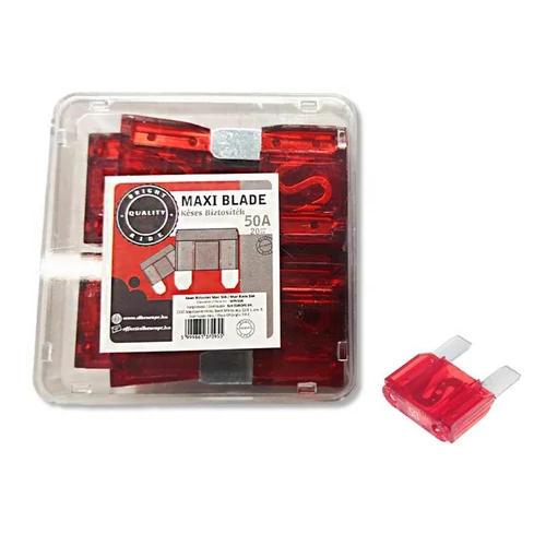 BrightRide | biztosíték | maxi késes | 50 amper