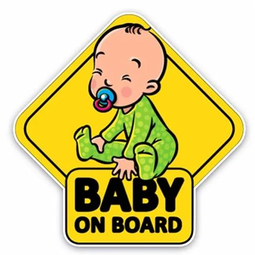 Baby on Board matrica | 15 x 11 cm