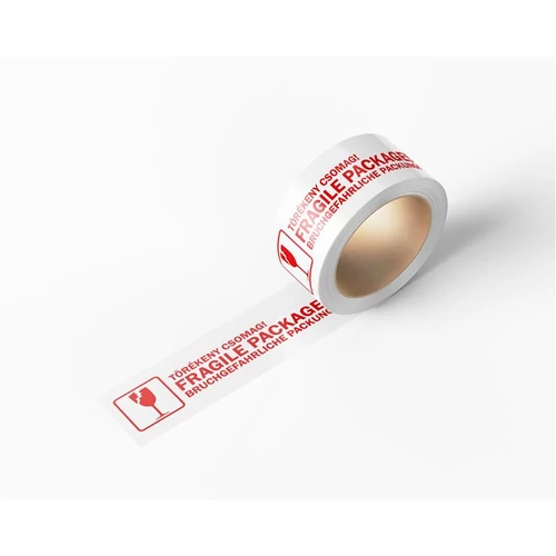 Ragasztószalag TÖRÉKENY felirattal | 50 mikron | 50 méter