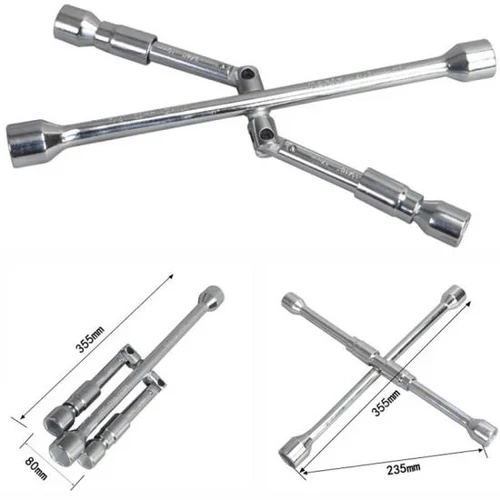Keresztkulcs - összecsukható - 17,19,21,23 mm