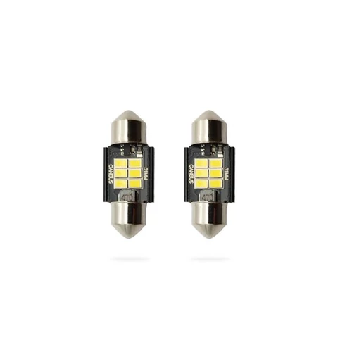 Izzó | 12V SV8,5-8 | 10,5 x 31 mm | LED | 2 darabos csomag | canbus Izzó | 12V SV8,5-8 | 10,5 x 31 mm | LED | 2 darabos csomag | canbus