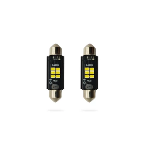 Izzó | 12V SV8,5-8 | 11x41 mm | LED | 2 darabos csomag | canbus