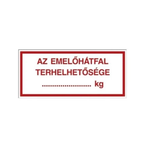 Matrica | emelőhátfal terhelhetősége