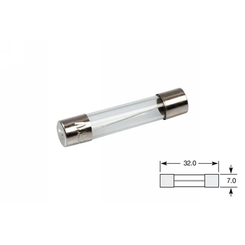 Elta VXPRO | biztosíték | üveg | 6,3 x 32 mm | 25 amper