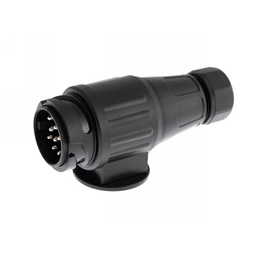 Elektromos utánfutó csatlakozó | dugvilla | 13 pólusú | műanyag