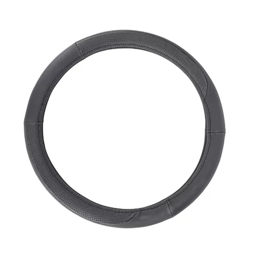 Kormányvédő / 38 cm / szürke / bőr