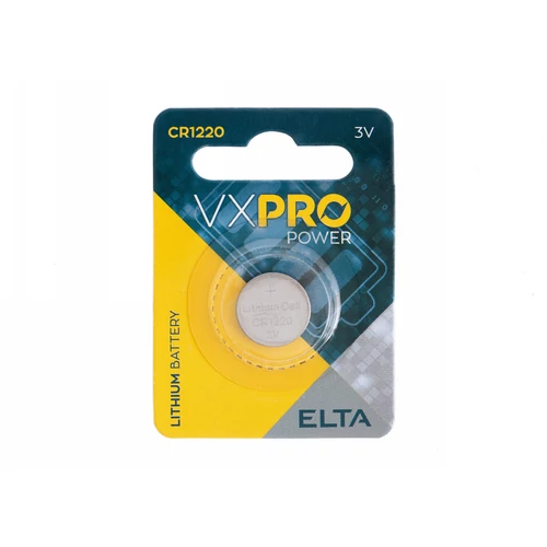 Elta VXPRO | lítium elem | CR1220 | 3V | 1 darabos bliszter