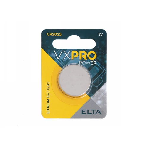 Elta VXPRO | lítium elem | CR2025 | 3V | 1 darabos bliszter
