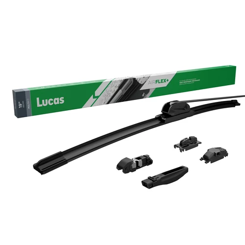 Lucas AirFlex | ablaktörlő lapát | flat blade | 19" | 480 mm | + adapterek Lucas AirFlex | ablaktörlő lapát | flat blade | 19" | 480 mm | + adapterek