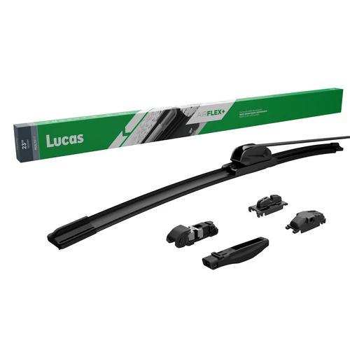 Lucas AirFlex | ablaktörlő lapát | flat blade | 23" | 580 mm | + adapterek Lucas AirFlex | ablaktörlő lapát | flat blade | 23" | 580 mm | + adapterek