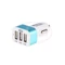 Alca | szivargyújtós USB elosztó | 3 port | fehér | kék