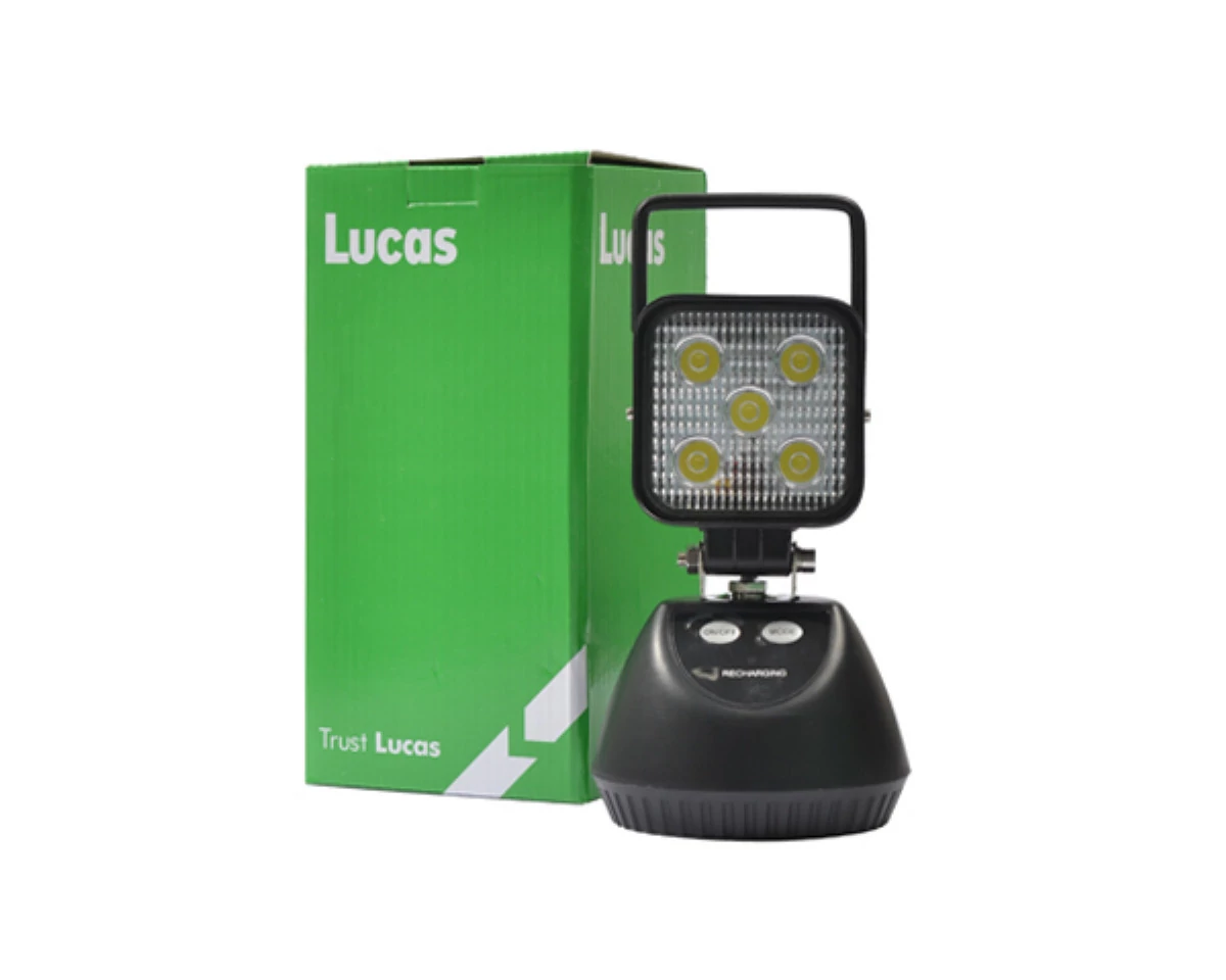 Lucas | munkalámpa | 5 LED x 3W/15W | mágneses | EU AC adapter
