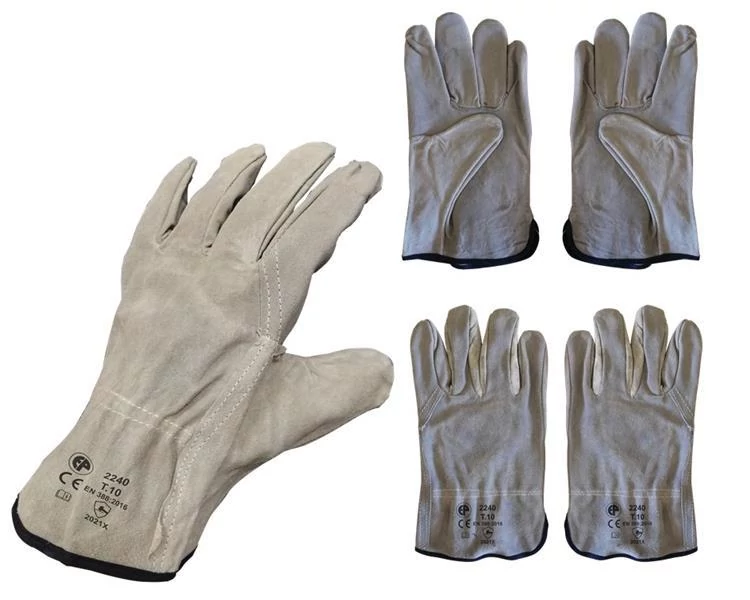 Munkavédelmi hegesztő kesztyű | marha hasítékbőr | 10
