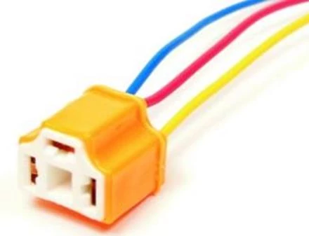 Porcelán izzó foglalat | vezetékes | H4