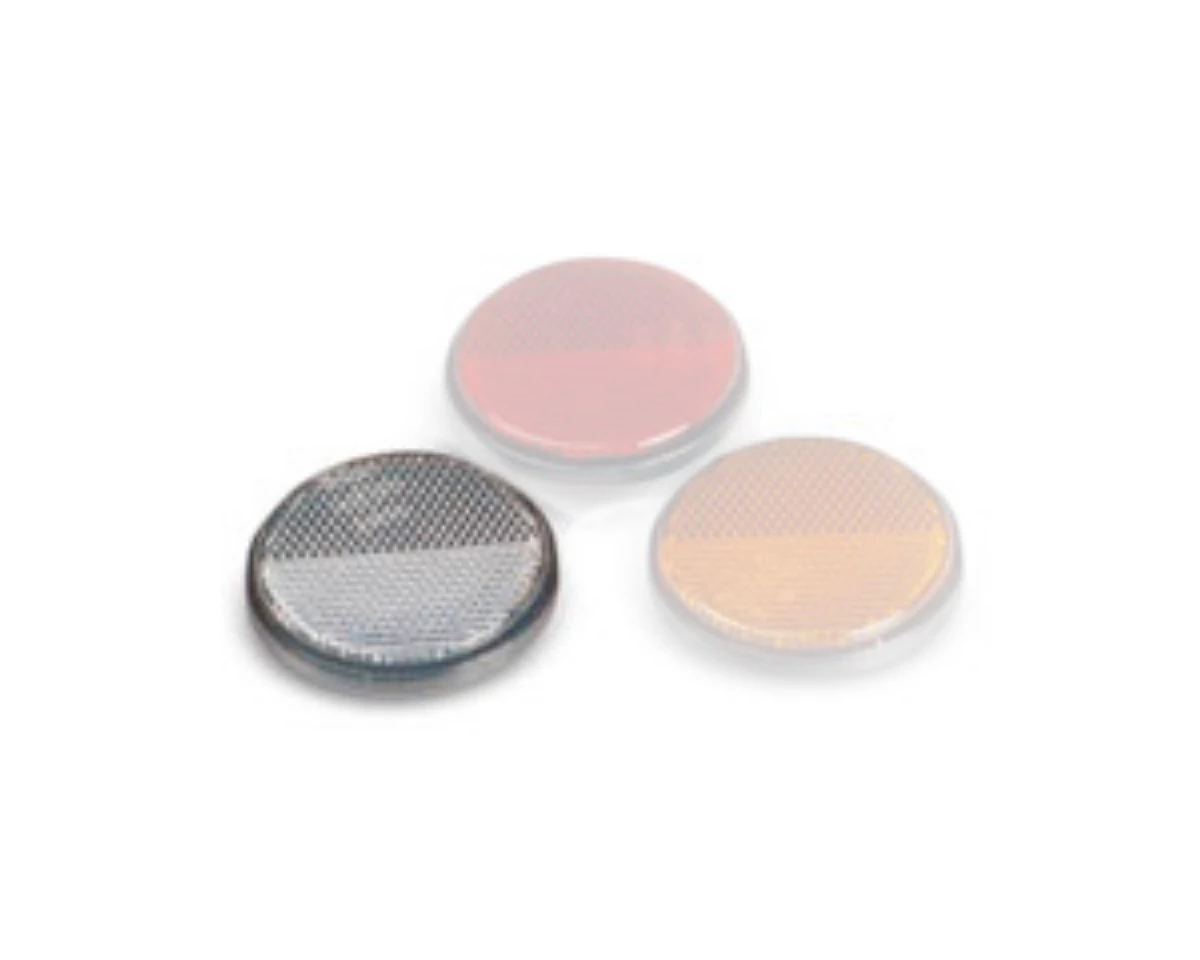 Fényvisszaverő prizma | öntapadós | fehér | 60 mm