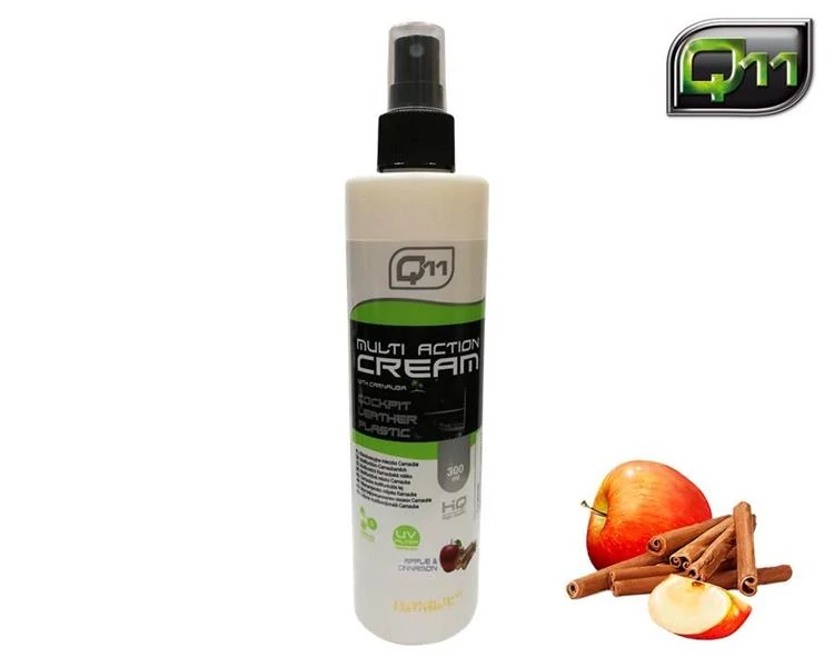 Q11 | műszerfalápoló-tisztító és felújító | fahéjas alma | 300 ml