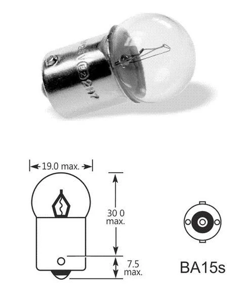 Narva | izzó | R5W 24V 5W BA15s | nagy teljesítményű