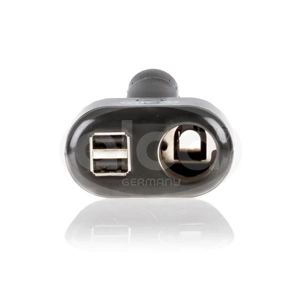 Alca | szivargyújtós elosztó | 2+1 USB | 12V